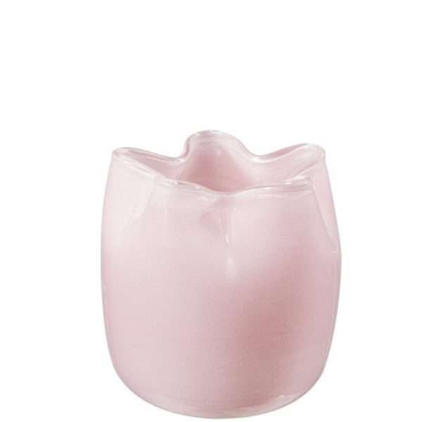 Elita lyslykt - Lys rosa 12cm