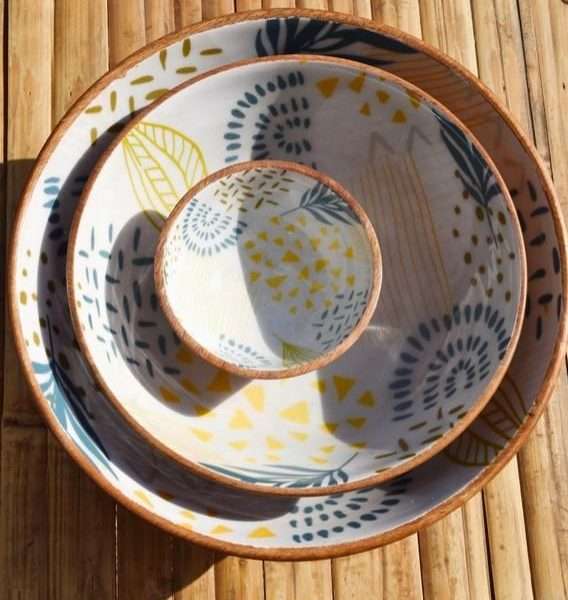 Stor bolle/salatbolle til tapassett 25 cm