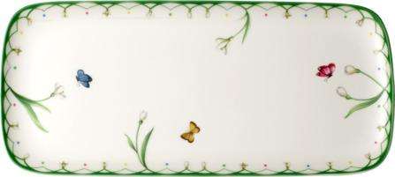 Colourful Spring - avlangt serveringsfat 35x16cm
